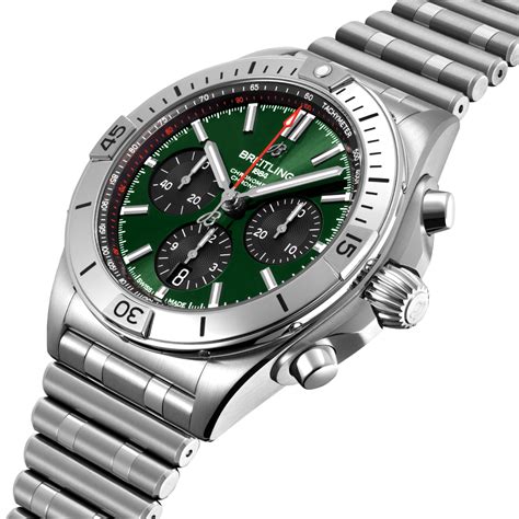 breitling chronomat b01 42 green|breitling chronomat b01 42 review.